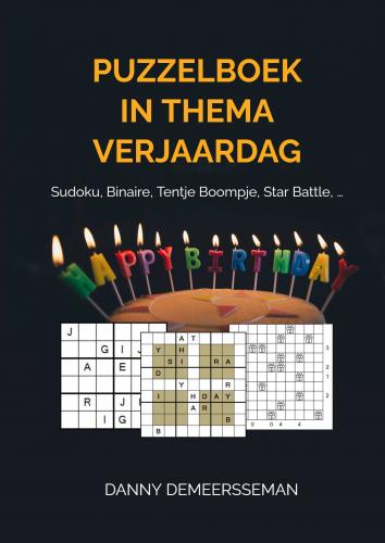 Puzzelboek in thema Verjaardag
